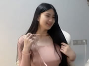 Китайская чистая красивая девушка